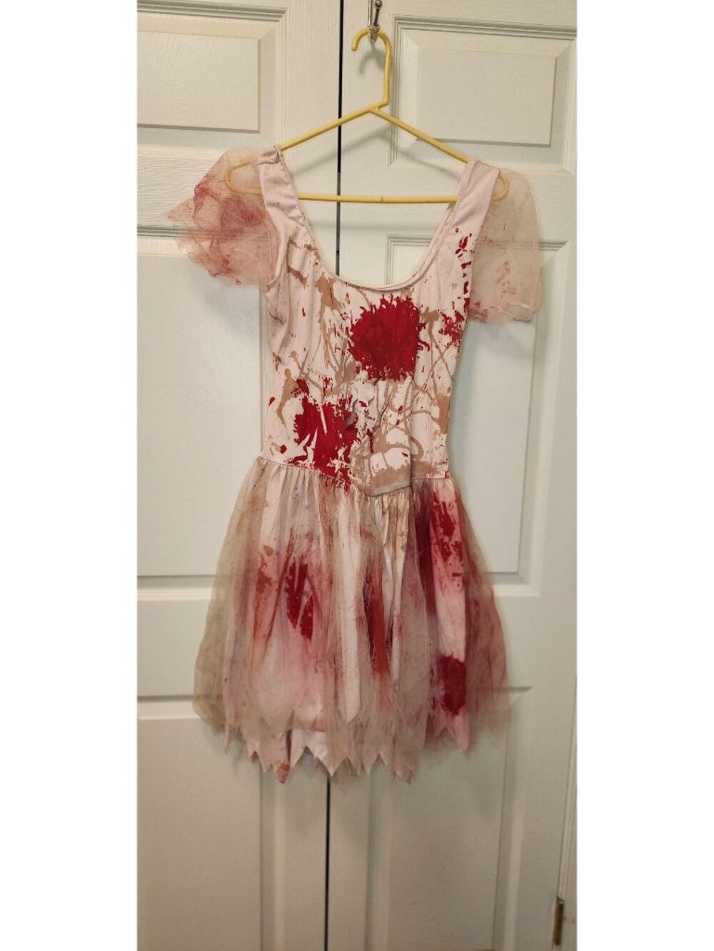 Women Leg Avenue Putrid Prom Tulle Horror Halloween Costume Dress Size M/L